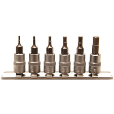 BGS 1/4" Imbusz bit dugókulcs készlet, 1,5 - 6 mm dugókulcs