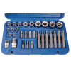 BGS 30-részes  T-profilú  bit és dugókulcs készlet