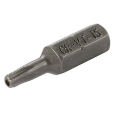 BGS Bitfej,  fúrt   T15     1/4" bitfej készlet