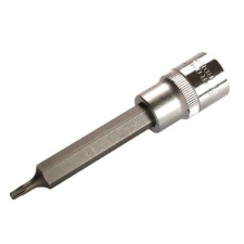 BGS T-profilú bitfej 1/2" nem fúrt, hossza: 100mm, T15 bitfej készlet