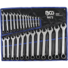 BGS Technic 25 részes csillag-villás kulcs készlet, Col méretek, 1/4" - 1.1/4" (BGS 9473)