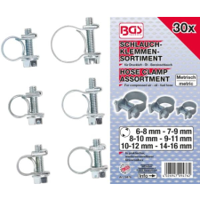 BGS Technic 30 részes acél tömlőbilincs készlet (BGS 9476) barkácsolás, csiszolás, rögzítés