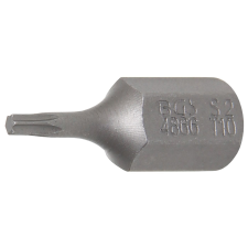 BGS Technic Bitfej, nem fúrt T10 3/8" hossza: 30mm (BGS 4866) bitfej készlet