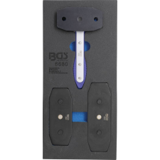 BGS Technic Fékdugattyú visszanyomó szerszámkészlet | racsnis (BGS 6680) szerszámkészlet