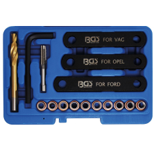 BGS Technic Féknyereg menetjavító készlet M9x1.25 (BGS 148) barkácsolás, csiszolás, rögzítés