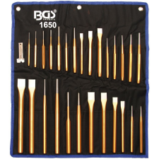 BGS Technic Kiütő és véső készlet 28 részes (BGS 1650) véső