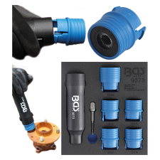 BGS Technic Tőcsavar tisztítókefe készlet befogókkal, 7 részes, 12 - 22 mm (BGS-9373) szerszámkészlet