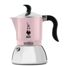 Bialetti Fiammetta Induction Primavera 2 adagos rózsaszín inox kávéfőző kávéfőző