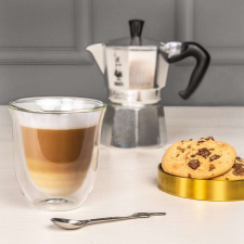Bialetti Firenze 200ml Dupla falú pohár szett - Átlátszó konyhai eszköz