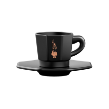 Bialetti Moka csésze szett fekete 4 db-os (RTATZ403) bögrék, csészék