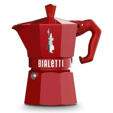  Bialetti Moka Exclusive Kotyogós Kávéfőző, Piros kávéfőző