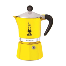 Bialetti Rainbow 3 személyes kotyogós kávéfőző sárga (4982) (B4982) kávéfőző