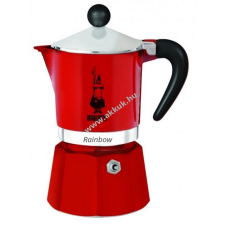 Bialetti - Rainbow - hagyományos kávéfőző - 3 adagos - Piros kávéfőző