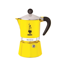 Bialetti Rainbow kotyogós sárga 1adagos kávéfőző