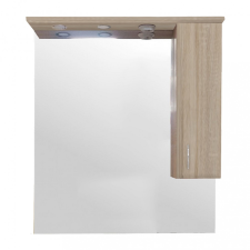  Bianca Plus 85 felsőszekrény, sonoma tölgy színben, jobbos nyitásirány fürdőszoba bútor