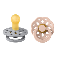 BIBS Boheme cumi 2-es szett, (Delfin/Púderrózsaszín), 0-6 hó cumi