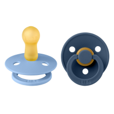 BIBS Colour 2-es szett, (Égkék/Acélkék), 6-18 hó cumi