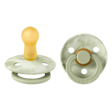  BIBS Colour, TIE DYE 2-es cumiszett, (Zsálya-Krémfehér), 6-18 hó cumi