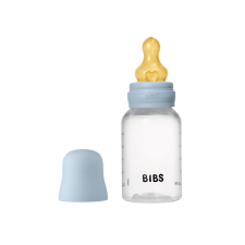 Bibs cumisüvegszett 150 ml - natúr kaucsuk cumifejjel - pasztellkék cumisüveg