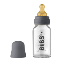 Bibs cumisüvegszett üveg 110ml, grafit cumisüveg