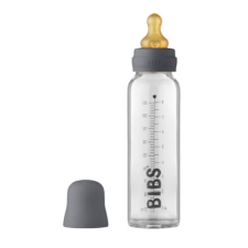 Bibs cumisüvegszett üveg 225ml, grafit cumisüveg