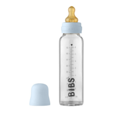 Bibs cumisüvegszett üveg 225ml, pasztellkék cumisüveg