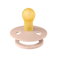  BIBS játszócumi - Colour natúr kaucsuk 0-6 hó púderrózsaszín 1 db tasakban cumi