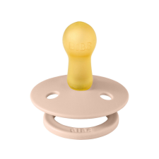  BIBS játszócumi - Colour natúr kaucsuk 6-18 hó púderrózsaszín 1 db tasakban cumi