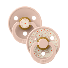 Bibs Studio Jázmin Colour, 0-6 hó, 2 db (púderrózsa mix) cumi