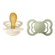  BIBS Supreme cumi 2-es szett (Krémfehér/Zsálya), 6-36 hó cumi