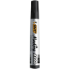 Bic Alkoholos marker, 3,7-5,5 mm, vágott, BIC ECO 2300 fekete (BC8209263)