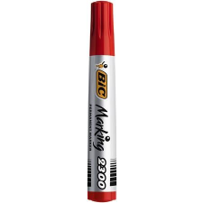 Bic Alkoholos marker, 3,7-5,5 mm, vágott, BIC "ECO 2300" piros - BC8209243 (8209243) filctoll, marker