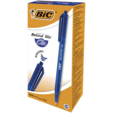 Bic Golyóstoll, 0,32 mm, nyomógombos, BIC "Round Stic Clic", kék toll