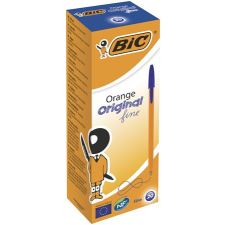 Bic Golyóstoll, 0,3 mm, kupakos, BIC Orange Original Fine , kék toll
