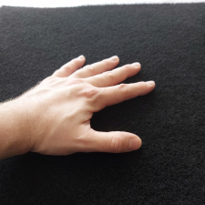 BIG CAR autó filc, vékony, fekete, velúr, 200cm lakástextília