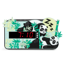 Bigben Kids Panda Ébresztőóra cserélhető előlappal ébresztőóra