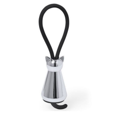 BigBuy Accessories Kulcstartó 145654 (3,4 x Ø 2 cm) Ezüstszínű kulcstartó