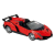 BigBuy Rádióvezérelt távvezérlésű Játékautó modell 1:16 fénnyel #piros