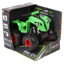 Bigfoot Stunt quad - 12 cm, többféle autópálya és játékautó