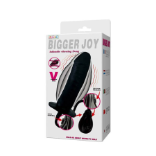  Bigger Joy Inflatable Penis Black 3 vibrátorok