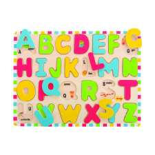 Bigjigs ABC Puzzle - 26 részes ábécékészlet puzzle, kirakós