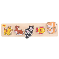 Bigjigs fa háziállatos formaillesztő puzzle puzzle, kirakós