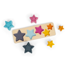 Bigjigs fa puzzle Csillagok 5 db puzzle, kirakós