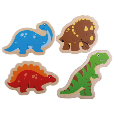 Bigjigs Fa puzzle - dinoszauruszok puzzle, kirakós