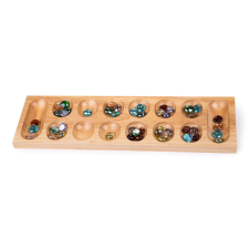 Bigjigs játék Mancala kövekkel társasjáték