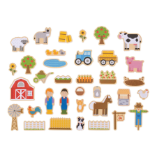 Bigjigs kreatív mágnesek farm kreatív és készségfejlesztő