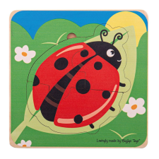 Bigjigs puzzle Életciklusok - Katicabogár 24 db puzzle, kirakós