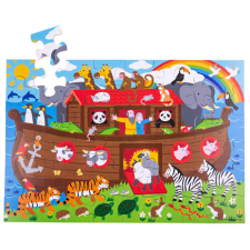 Bigjigs puzzle Noé bárkája 48 db puzzle, kirakós