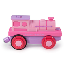 Bigjigs Rail elektromos mozdony Erős rózsaszín kreatív és készségfejlesztő