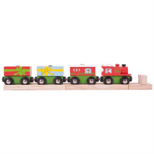 Bigjigs Rail karácsonyi vonatszett kisvasút